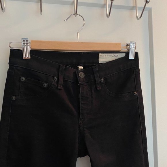 Rag & Bone Midnight The Legging W15031382 Skinny Jeans - Picture 3 of 7